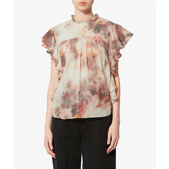 Isabel Marant Etoile Daliyane Bluse, Beige 